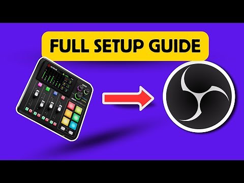How To Set Up the Rodecaster Duo For Live Streaming with OBS