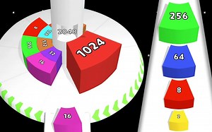 投掷 2048 - 达到 4K（自由游戏，最高等级）