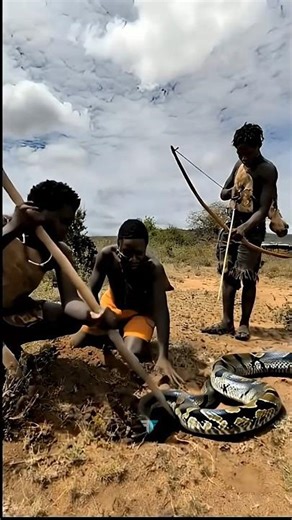 How African Tribes Deal With Deadly Snakes #facts #amazingfacts #ytreels #africa #snake