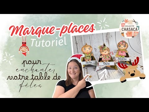 CHASACA | Des marque places pour enchanter votre table de fêtes #chasaca