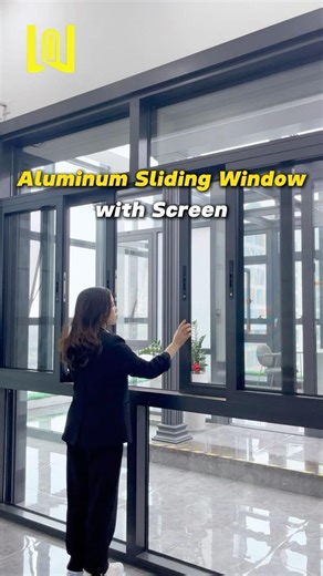 Aluminum Sliding Window with Screen #slidingwindow #aluminumwindows #interiordesign