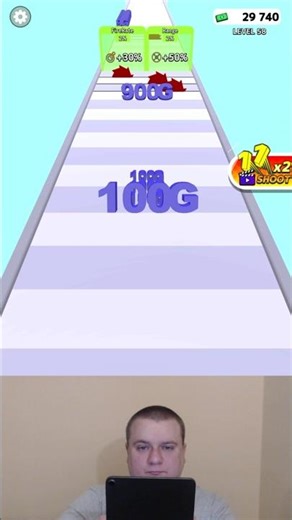 Number Merge Run : Shooting ❗Level 58❗#shorts #games #NumberMergeRun