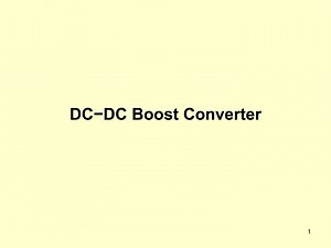 PPT - DC−DC Boost Converter PowerPoint Presentation, free download - ID:9152517