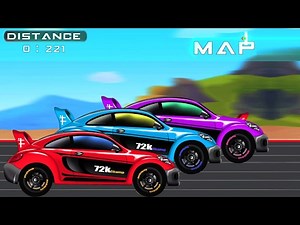 跑车赛种族| 孩子们学习| 教育视频 | Educational Video | Cartoons For Kids | Formation And Uses | Sports Car Race