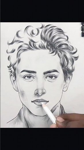 Let’s Draw a Face with Pencil ✏️ | Easy Face Drawing Tutorial