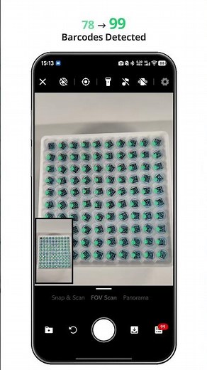 Retake And Update 100 Barcode Results Dynamically