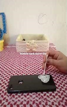 Mobile back cover Diy #viral #treding #craft #shorts