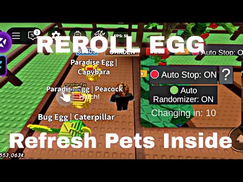 [🥚] Grow a Garden Script | Reroll egg, Esp Pets, Refresh Pet | Randomizer Pets , Auto Event!