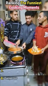 Ranking The Funniest Cooking Moments #cooking moments #cooking fails #funny #fyp #shorts