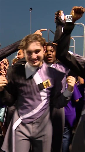 During the Timber Creek vs. Southlake Carroll football game, the Timber Creek High School marching band was surprised with the announcement that they’ve been selected to perform in the 2027 Rose Parade in Pasadena, California. https://www.cbsnews.com/texas/video/timber-creek-band-surprised-with-2027-rose-parade-invitation-during-football-game/ | CBS News Texas