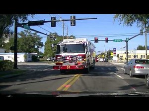 Clearwater Fire Rescue - NEW SQUAD 51 responding