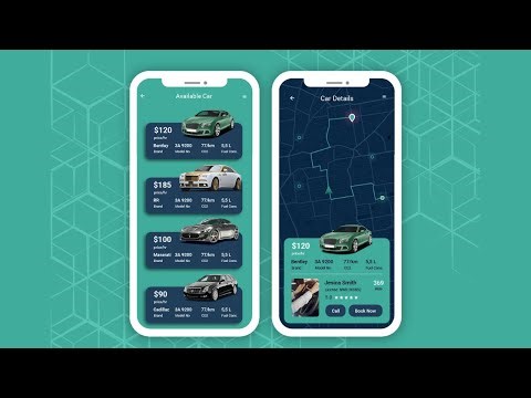 Flutter Car Store App UI - Flutter UI