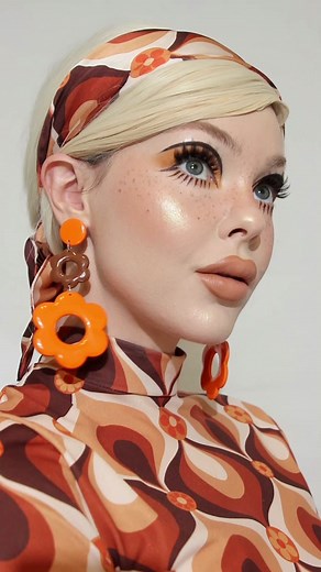 Groovy 70s Inspired Makeup Tutorial