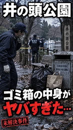 公園のゴミ箱から「人の一部」…井の頭公園バラバラ殺人事件