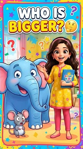 Can You Guess the Bigger One? 🐘🤔 | Big vs Small Game for Kids | Preschool Learning