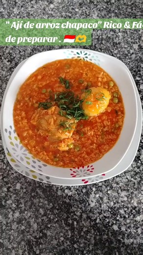 Receta del tradicional Ají de arroz chapaco