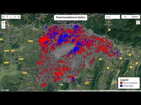 Flood Mapping using Sentinel-1 SAR data in Google Earth Engine || Flood damage assessment using GEE