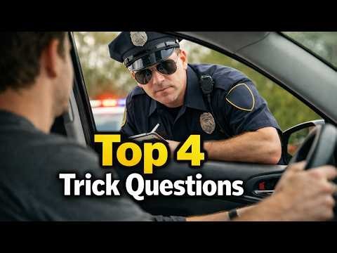 LAWYER:Top 4 Trick Questions Asked During a Traffic Stop.