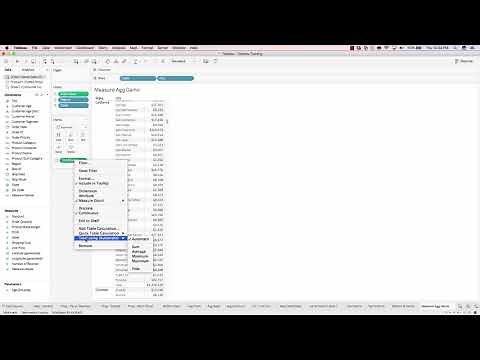 Quickly adding Totals and Subtotals in Tableau