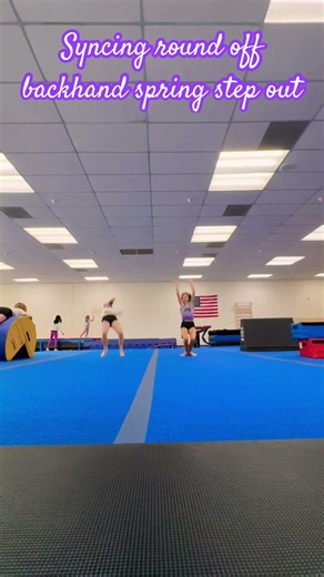 Syncing skills!!!! #tumbling #synced #xcelgold