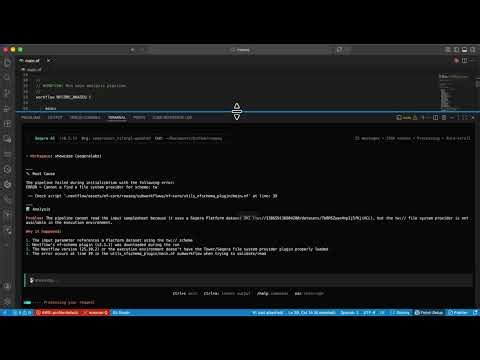 Debug failed Platform run with Seqera AI CLI