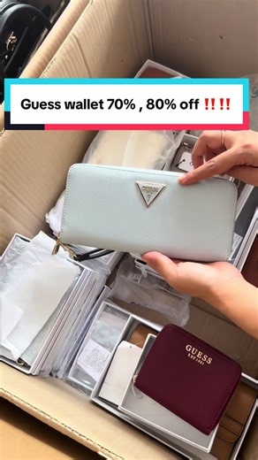 Guess wallet sale — 70% to 80% off limited time