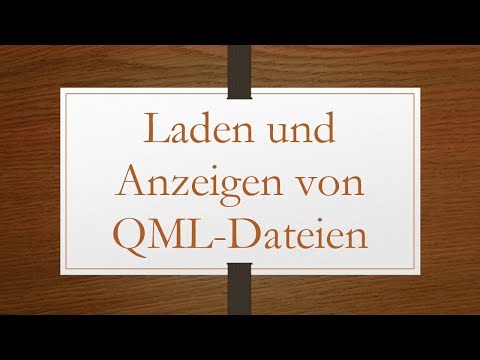 Laden und Anzeigen von QML-Dateien