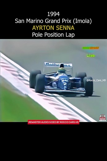 #f1 #1994 #sanmarinograndprix #imolagp #imolagp1994 #ayrtonsenna #sennapole #classicgp #classicgrandprix #sennaimola #imola1994 #imola1994crash #sennacrash #roccocarshd #roccocarsyoutube