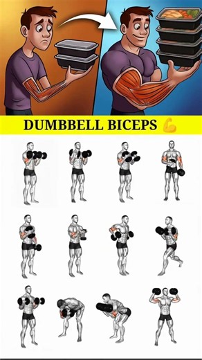 🔥 DUMBBELL BICEPS WORKOUT | Build Bigger Arms Fast 💪