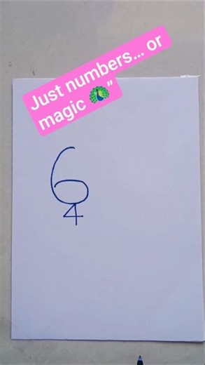 Can You Believe This Peacock Is Made From 6 & 4? 😱🦚 #shorts #drawing