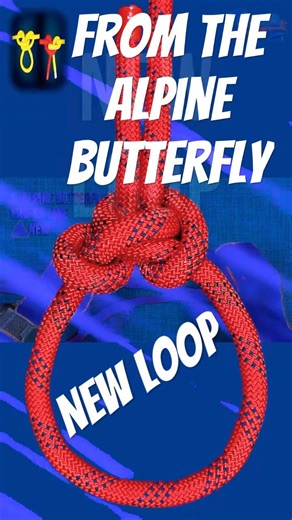 Better than the Classic? 🦋 New Butterfly Loop Form. #knot #loop #asmr #diy #tutorial #handmade #rope