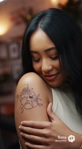 Satisfying Tattoo Making on Skin | Fine Line Tattoo Art #28