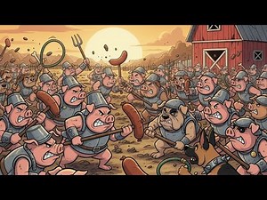 PIGS 🐖 AND A DOG 🐕 AMAZING OLD CARTOON 📽️