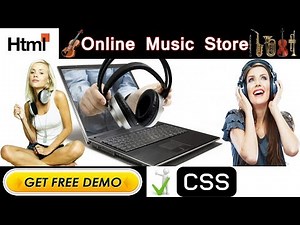 Online Music Store System Project in HTML | CSS | JAVASCRIPT | AJAX - College Projects for CS