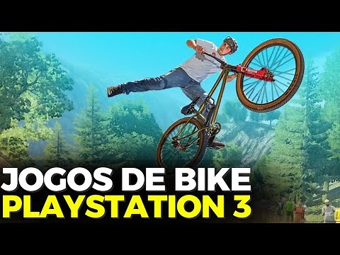 JOGOS INCRÍVEIS DE BICICLETA BMX E MOUNTAIN BIKE NO PS3!
