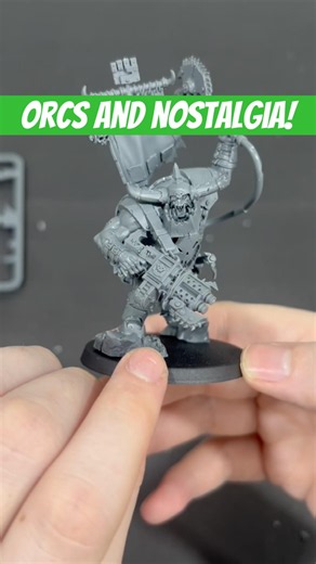 Orcs and nostalgia! And how time flys! #warhammer40k #warhammer #orcs #models #newwarhammer