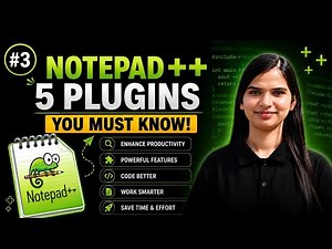 Notepad++ Plugins | 5 Plugins You Must Know | Notepad++ Plugin Install
