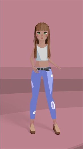 Anime girl #blender3d #animation #cgi #anime #3dartist