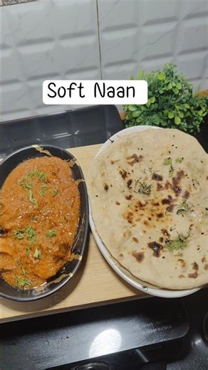 Soft and fluffy Atte ke Naan 🫓 #youtube #food #eveningchai #indianfood #love #recipe #naan #shorts