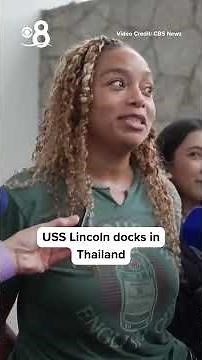 USS Lincoln docks in eastern Thailand