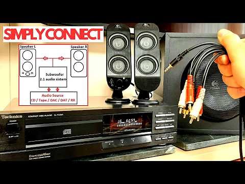 How to Connect Speakers With CD Player