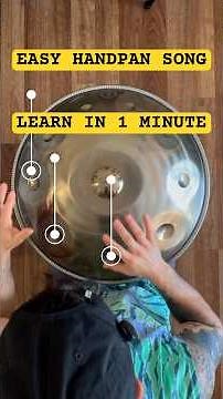 HANDPAN Tutorial | Beginner Song