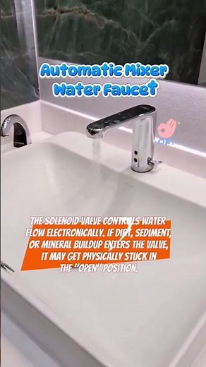 Common Reasons Your Touchless Faucet Is Stuck On and How to Fix It.🛠⚙️🧪👌#plumbingfixtures ⚡️