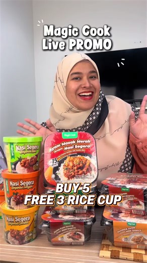 Korang, rugi kalau terlepas, masuk tengok dulu tak rugi pun😘 #magiccook #halalfood #halal #live #livestream