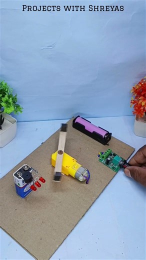 Amazing 🔥 Pulse switching with Magnetic Reed switch with DC Motor🔌⚡ #schoolproject #experiment #new