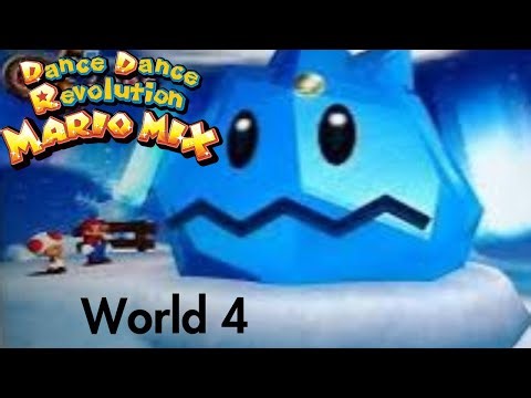 Dance Dance Revolution Mario Mix: Gameplay Walkthrough Part 4 - World 4