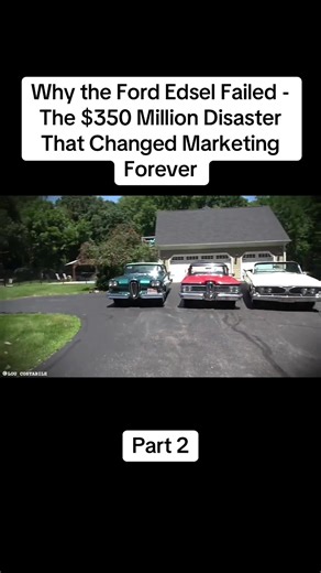 Why the Ford Edsel Failed - The $350 Million Disaster That Changed Marketing Forever #retrocar #classiccar #automotive #carenthusiast #carmaintenance