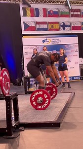 European University Cup, Albi, France. New EUSA -105 kg deadlift record of 326 kg for Eliam Tchandeu of University of Lyon, France | European Powerlifting Federation