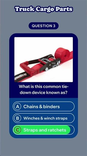 Cargo Securing Device QUIZ! (Cargo Trivia)
