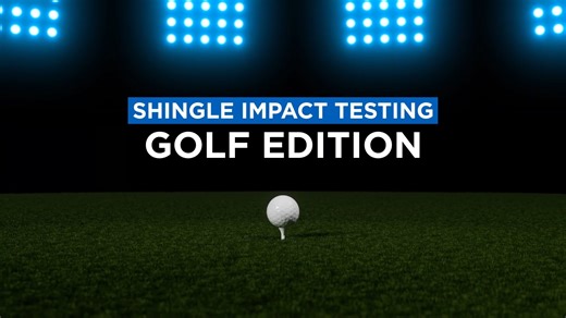 Yes, they’re beautiful but are they tough, as well?🤔 Class 4 impact-rated Northgate® ClimateFlex® shingles take on some serious golfers.⛳ Fore! 🏌️ | CertainTeed